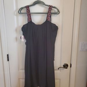 Cover up for Swim Suit Plus Size 24/26W Lane Bryant Almost New Black See-through